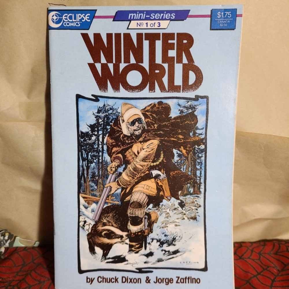 Winterworld #1 VF 8.0 1987 .comes with plastic cover and boarded. See pictures f